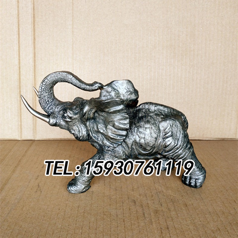 高仿真野生小象雕塑不锈钢雕塑价格