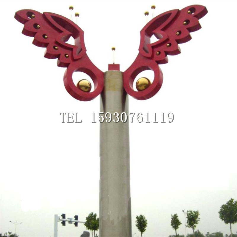 大型蝴蝶广场雕塑广场公园标志摆件